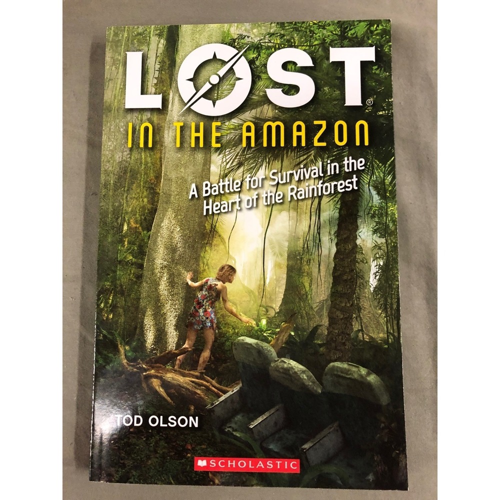 Lost in the Amazon Tod Olson Scholastic Paperback Children's Adventure Book